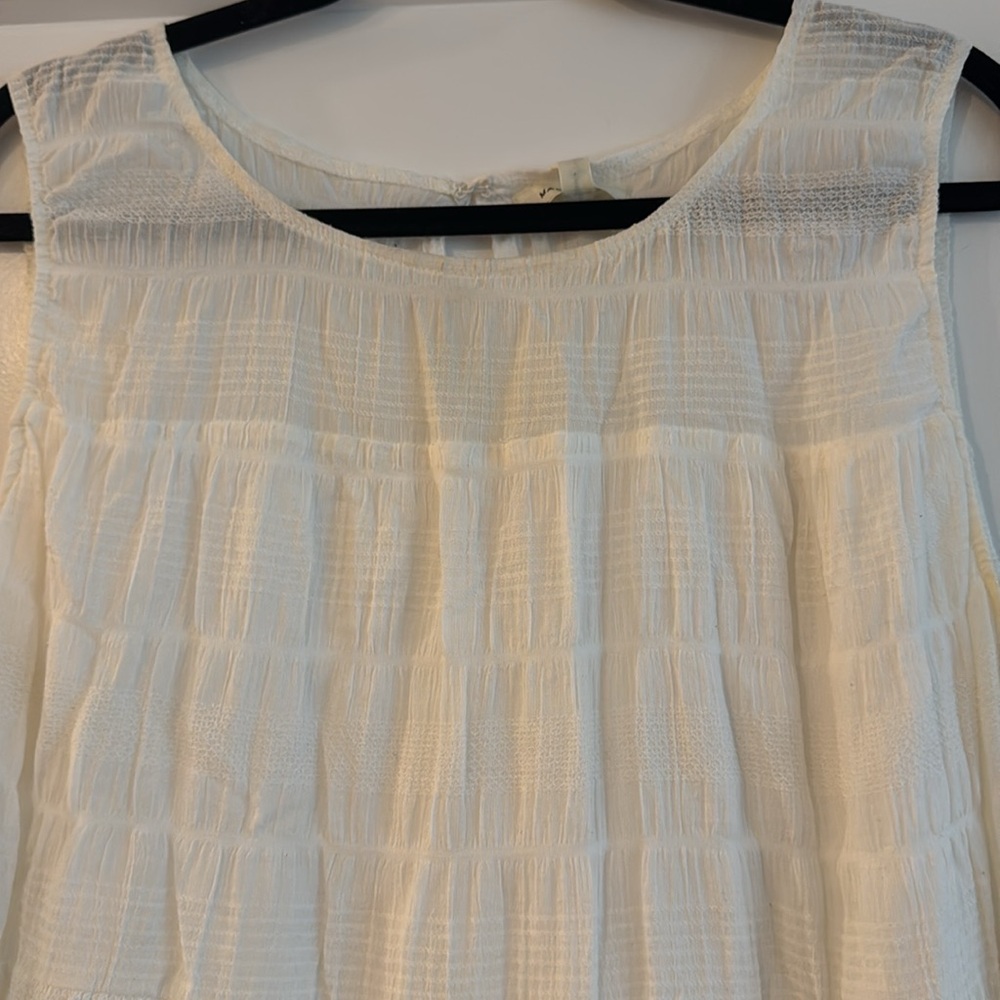 Gauzy flowy white dress nwt - Picture 2 of 2